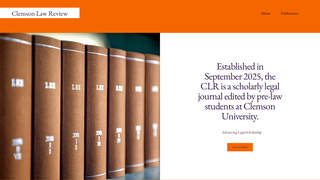Thumbnail of clemsonlawreview.com