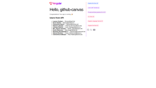 Screenshot of githubcanvas.com