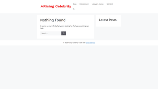 Thumbnail of risingcelebrity.com