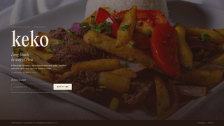 Screenshot of kekorestaurants.com