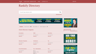 Thumbnail of rankifydirectory.com