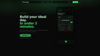 Screenshot of timecapsulr.com