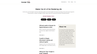 Thumbnail of wanderdojo.com