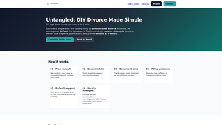 Thumbnail of untangleddivorce.com
