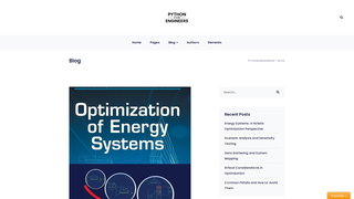 Thumbnail of python4engineers.com