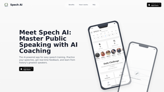Screenshot of spechai.app