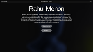 Thumbnail of rahulvmenon.com