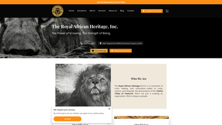 Thumbnail of theroyalafricanheritage.org