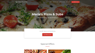 Thumbnail of mariaspizzahopedale.com