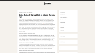 Thumbnail of jynzavo.com