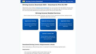 Thumbnail of drivinglicensedownload.com