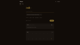 Screenshot of justminutes.app