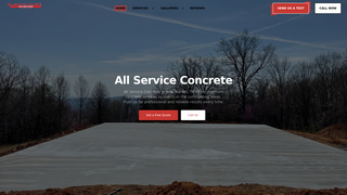 Thumbnail of allserviceconcrete.com
