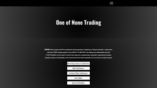 Thumbnail of oneofnonetrading.com