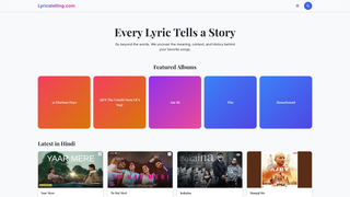 Thumbnail of lyricstelling.com