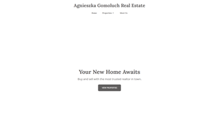 Thumbnail of agnieszkagomoluchrealestate.com