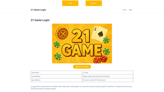 Thumbnail of 21gamee.com