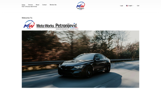 Screenshot of mwpetronijevic.com