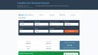 Thumbnail of firstmortgagecalculator.com