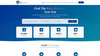 Screenshot of bestattorneyus.com