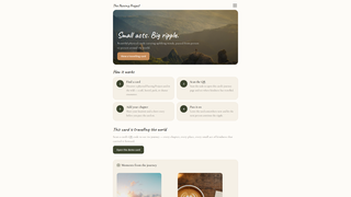 Screenshot of thepassingproject.app