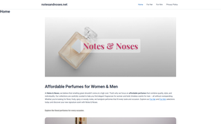 Thumbnail of notesandnoses.net
