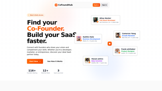 Thumbnail of cofoundhub.com