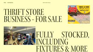 Thumbnail of thriftstoreforsale.com