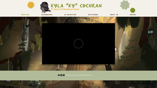 Screenshot of kylacochran.net