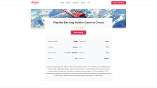 Thumbnail of playaviatorgh.com