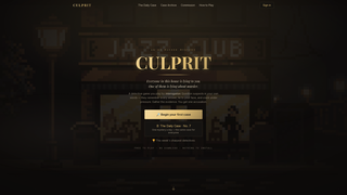 Screenshot of playculprit.com