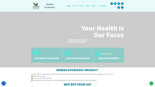 Thumbnail of sparshayuvedic.com