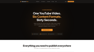 Screenshot of repurposetube.com