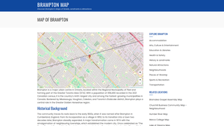 Thumbnail of mapofbrampton.com
