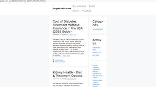 Thumbnail of frugaltrails.com
