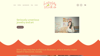 Thumbnail of hazybeestudio.com