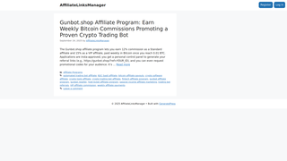 Thumbnail of affiliatelinksmanager.com