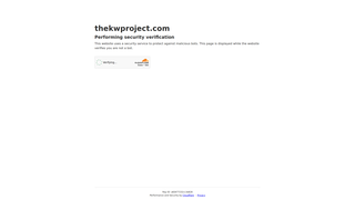 Screenshot of thekwproject.com