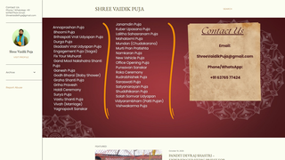 Thumbnail of shreevaidikpuja.com