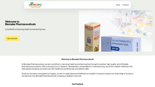 Thumbnail of biomakepharmaceuticals.com