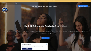 Screenshot of hmchub.org