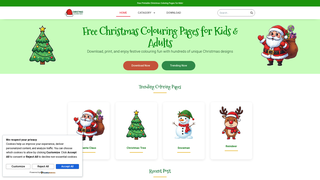 Thumbnail of christmascoloringpages.org