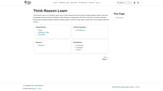 Thumbnail of thinkreasonlearn.com