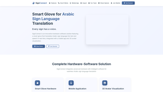Screenshot of signconnect.digital