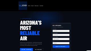 Screenshot of vividair-az.com