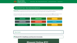 Thumbnail of bhoomi-rtconline.com