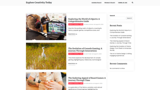 Thumbnail of explorecreativitytoday.com
