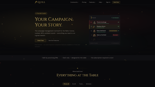 Screenshot of quillgm.com