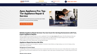 Thumbnail of apexappliancepro.com