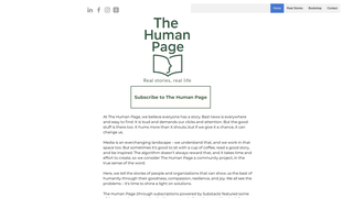 Thumbnail of thehumanpage.com